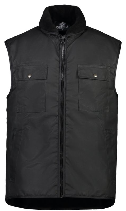 Far South Waikaka Sleeveless Oilskin Vest
