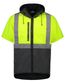 Far South Dacre Hi Viz Oilskin Short Sleeve Vest With Hood
