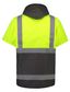 Far South Dacre Hi Viz Oilskin Short Sleeve Vest With Hood