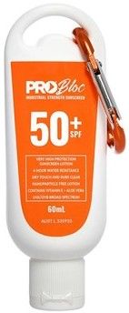 Prochoice PROBLOC SPF50+ Sunscreen Squeeze Bottle with Carabiner 60ml