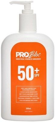 Prochoice PROBLOC SPF50+ Sunscreen Pump Bottle 500ml