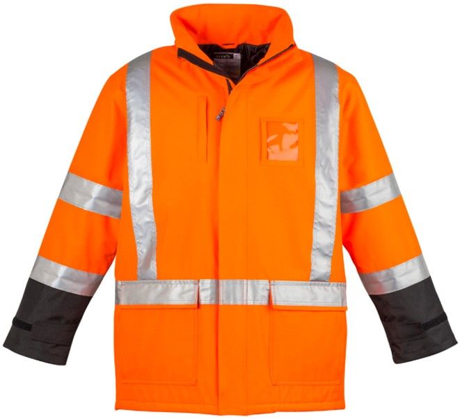 Syzmik Mens TTMC-W17 Quilted Lined Storm Jacket