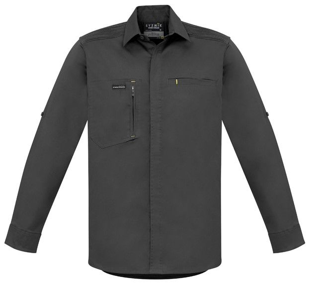 Syzmik Mens Streetworx Long Sleeve Stretch Shirt