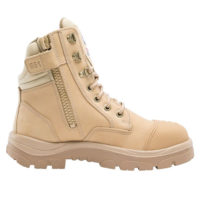 Steel Blue Southern Cross Steel Toe Ankle Lace-up Side Zip Boot