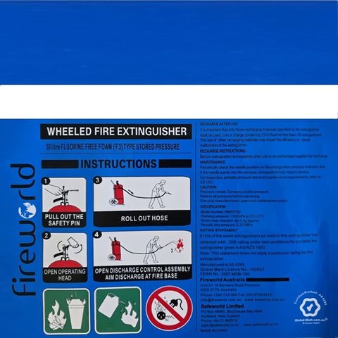 50LTR FFREE INSTRUCTION LABEL