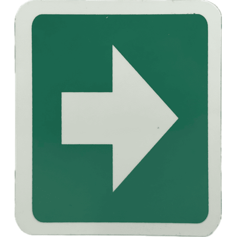 ARROW SIGN LUMINOUS 120x105mm