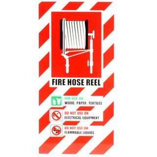 HOSE REEL BLAZON SIGN SMALL