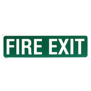 FIRE EXIT SIGN 435x120mm PVC