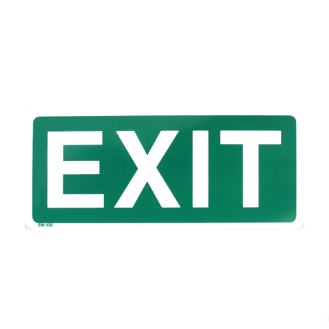 EXIT SIGN 280x120mm PVC