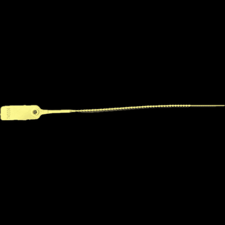 FIRE EXT SAFETY TIE YELLOW