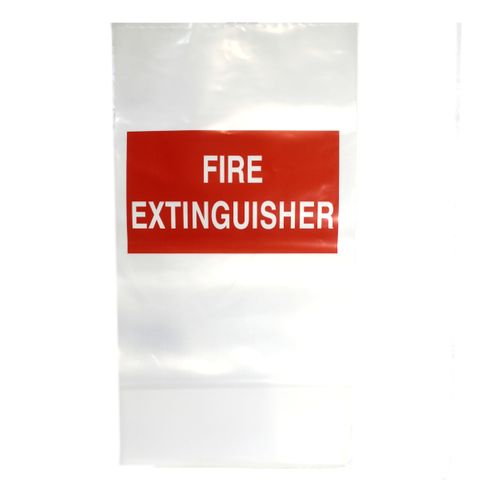 FIRE EXT COVER CLEAR PVC LARGE