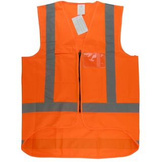 HI VIZ VEST DROP TAIL H PATERN