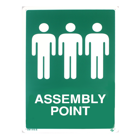 EVAC ASSEMBLY POINT SIGN SMALL