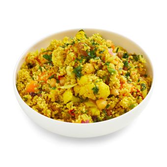 Sweet Potato & Cauliflower Moroccan Couscous
