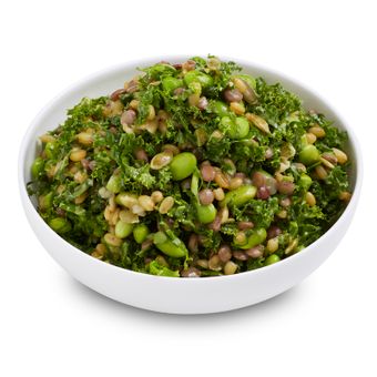 Edamame, Freekeh & Kale