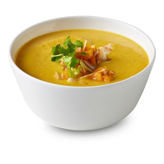 Pumpkin Coconut and Almond Butter Soup