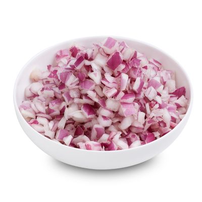 Onions Red diced 10mm