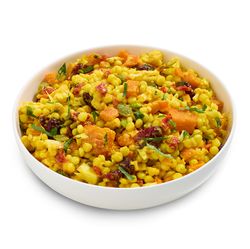 Turmeric Couscous w Cauli & Cranberry