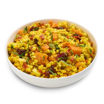 Turmeric Couscous w Cauli & Cranberry