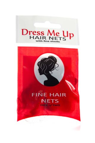 DRESS ME UP FINE HAIR NETS 2PK LT BROWN