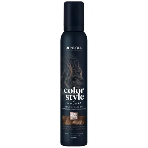 Indola Colour Style Mousse Medium Brown 200ml