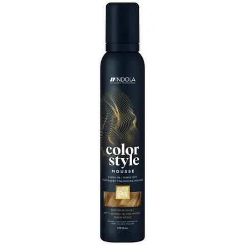 Indola Colour Style Mousse Medium Blonde 200ml