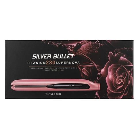 Silver Bullet Titanium 230 Supernova Hair Straightener Vintage Rose
