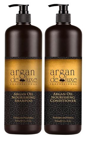 Argan De Luxe Nourish Shampoo and Conditioner Duo 1L