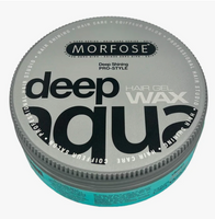 Morfose DEEP  Aqua Hair Gel Wax (Blue) 175mL