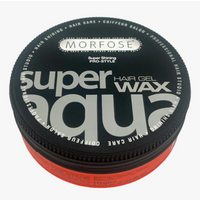 Morfose SUPER Aqua Hair Gel Wax (Black/Orange) 175mL