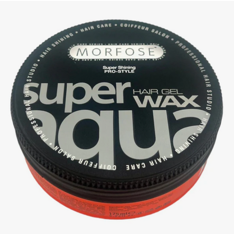 Morfose SUPER Aqua Hair Gel Wax (Black/Orange) 175mL