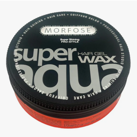 Morfose Super Aqua Hair Gel Wax (Black/Orange) 175mL