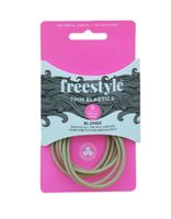 Freestyle Thin Elastics Blonde Metal Free 6 Pack