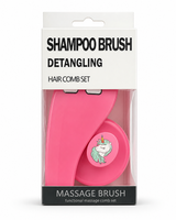 Shampoo Brush Set (2-in-1) (Pink)