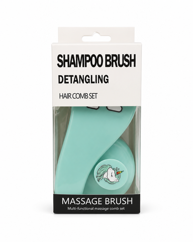 Shampoo Brush Set (2-in-1) (Teal)