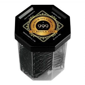 999 Ripple Pins 2 inch Black 250gm (135192)