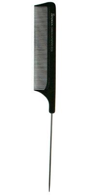 Denman Carbon Pin Tail Comb Metal DC06