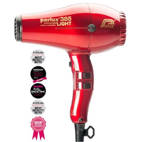 Parlux 385 Powerlight Dryer Red - Australian Stock and Warranty