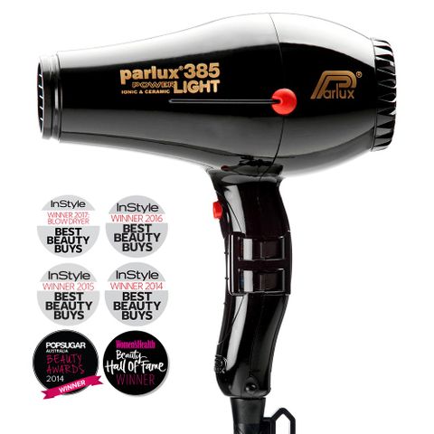 Parlux 385 Powerlight Dryer Black - Australian Stock and Warranty