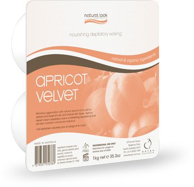 Natural Look Apricot Velvet Hard Wax 1kg