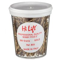 Hi Lift Bobby Pins Gold B03 250gm