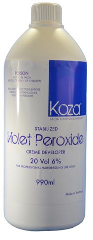 Koza 20vol VIOLET Creme PEROXIDE 990ml