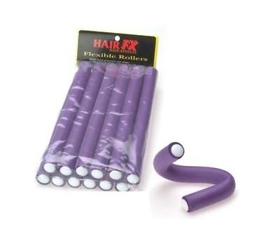 Hair Fx Flexible Rods Long Purple 12 In