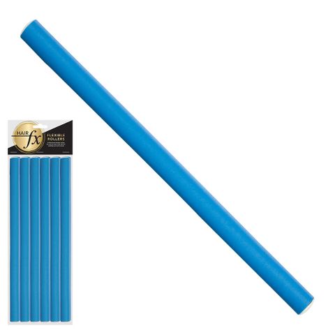Hair Fx Flexible Rods Long Blue 12 In