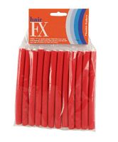 Hair Fx Flexible Rods Long Red 12 In