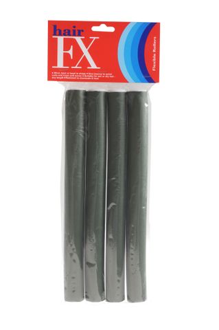 Hair Fx Flexible Rod Long Dark Green 4in