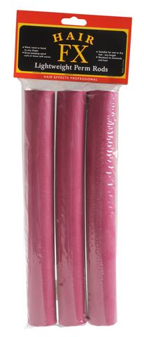 Hair Fx Flexible Rods Long Plum 3in