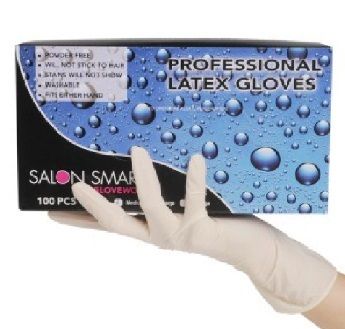 Salon Smart Latex Gloves Small 100pcs