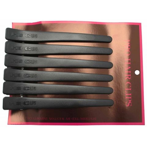 Pro Clip Sectioning Clips Black 6in