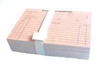 Customer Record Cards 100in